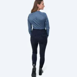 Elvera Equestrian Performance Shirt EELunara Dove Blue