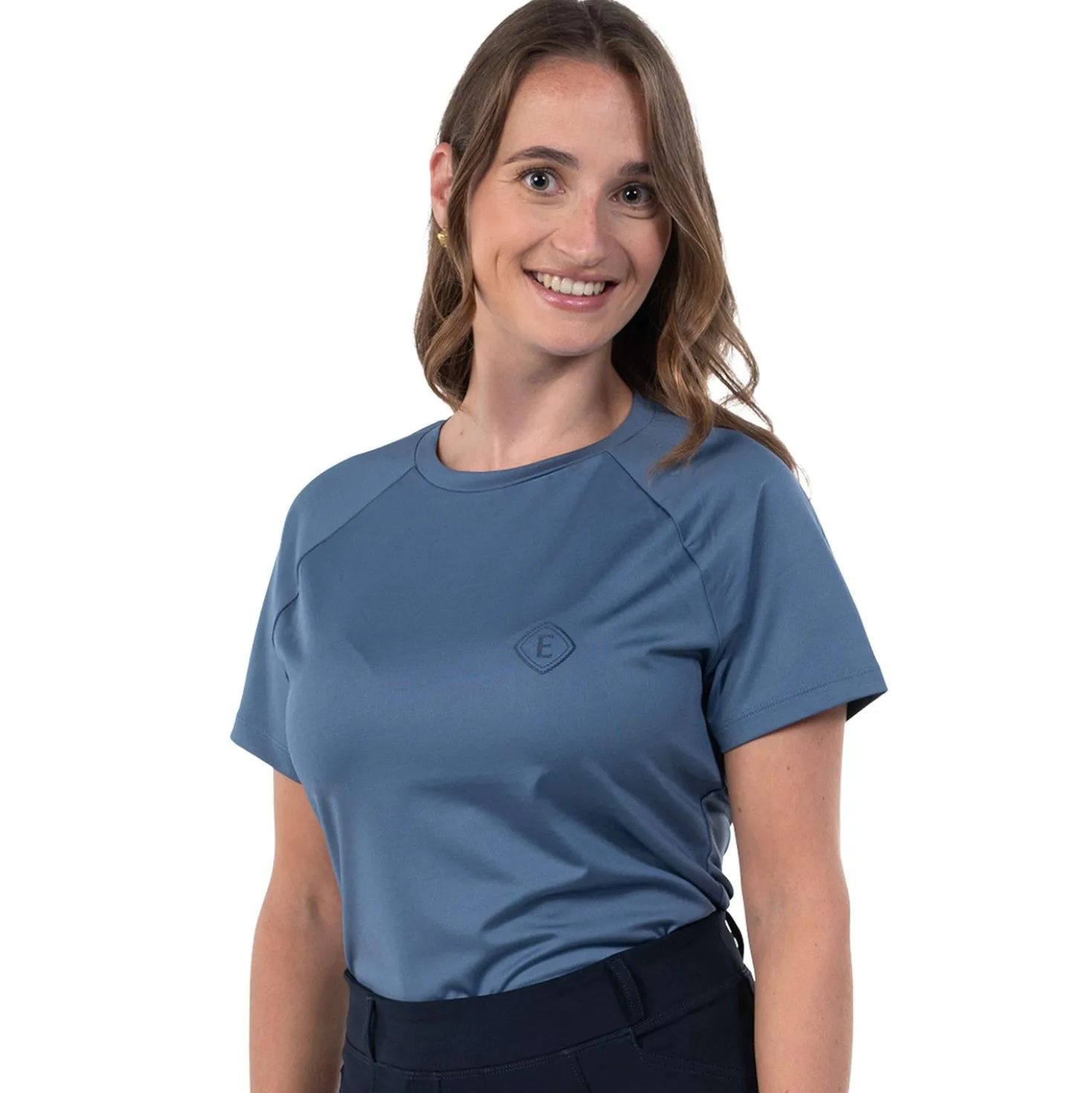 Elvera Equestrian Performance Shirt EENova Dove Blue