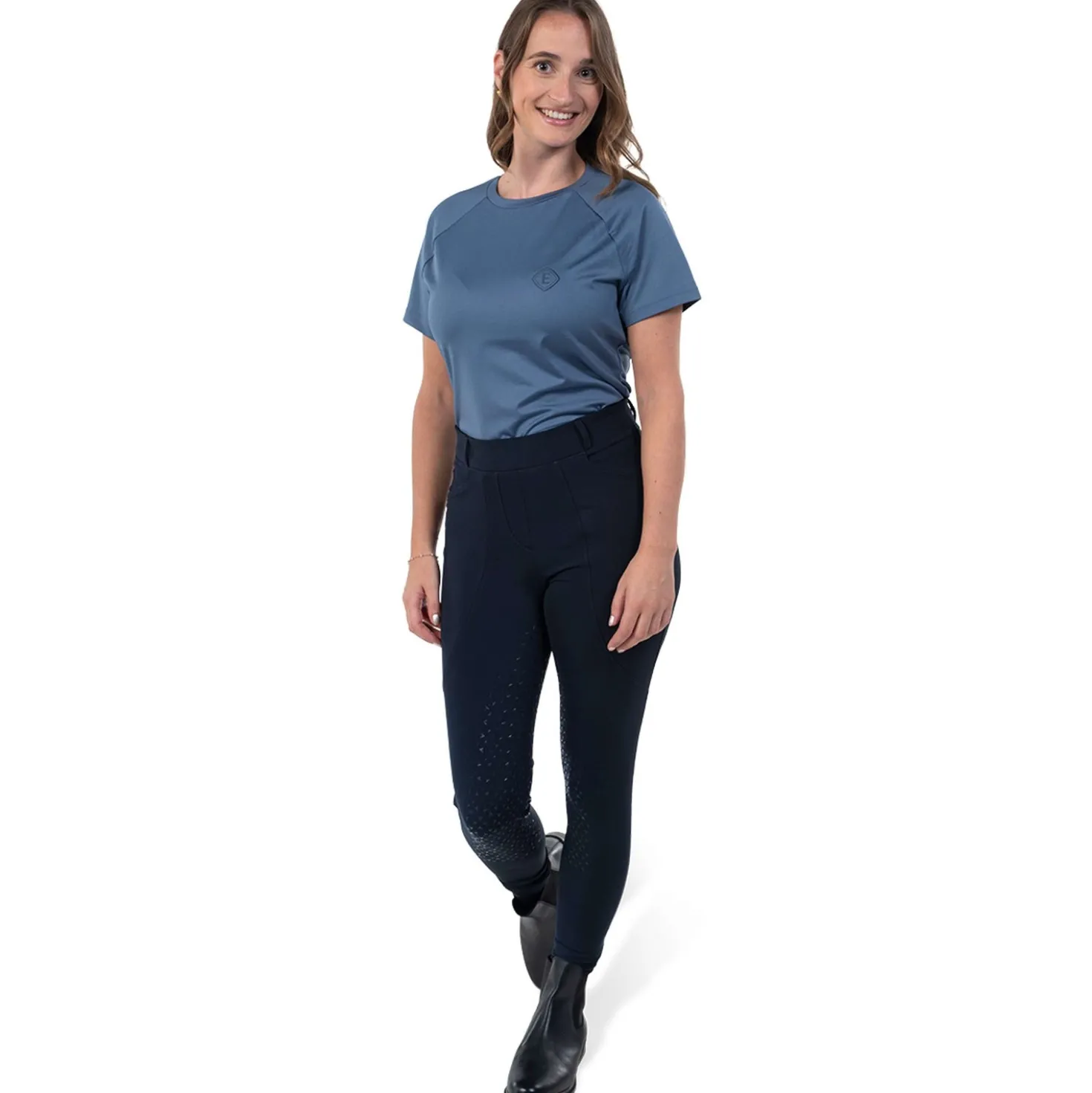 Elvera Equestrian Performance Shirt EENova Dove Blue