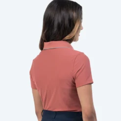 Elvera Equestrian Poloshirt EEKitty Marsala/Grey
