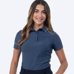 Elvera Equestrian Poloshirt EEKitty Lunar/Moon Indigo