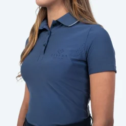 Elvera Equestrian Poloshirt EEKitty Lunar/Moon Indigo
