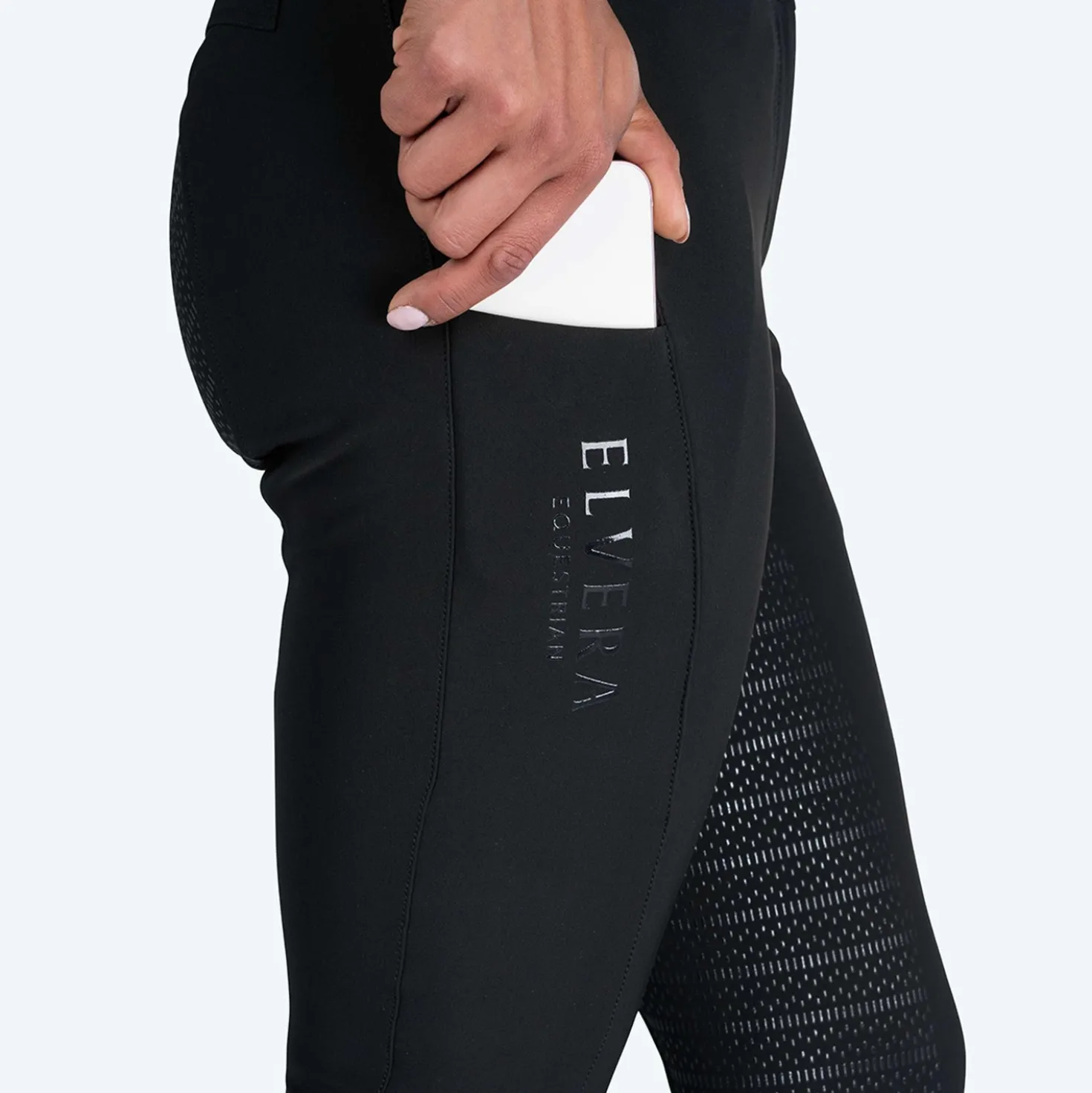 Elvera Equestrian Rijbroek Dual Core Pro Zwart