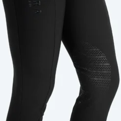 Elvera Equestrian Rijbroek Dual Core Pro Half Seat Zwart