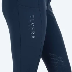 Elvera Equestrian Rijbroek Dual Core Pro Half Seat Salute