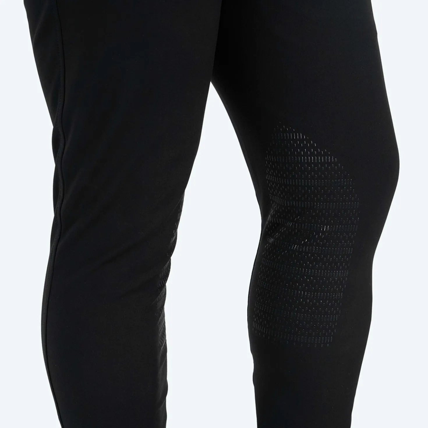 Elvera Equestrian Rijbroek Dual Core Pro Half Seat Heren Zwart