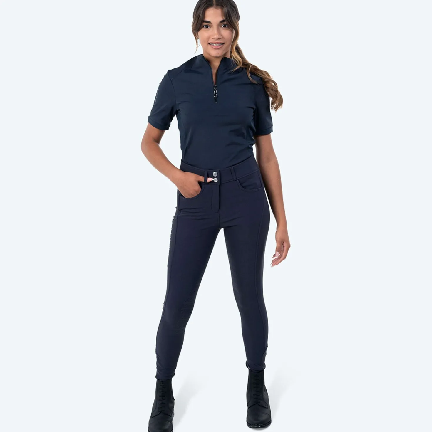 Elvera Equestrian Rijbroek Performance Bling Kings Navy