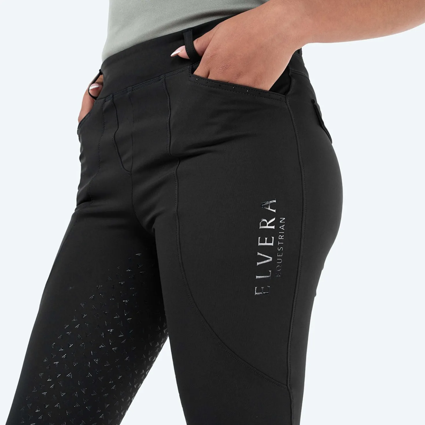 Elvera Equestrian Rijlegging Motion Bling Solid Black