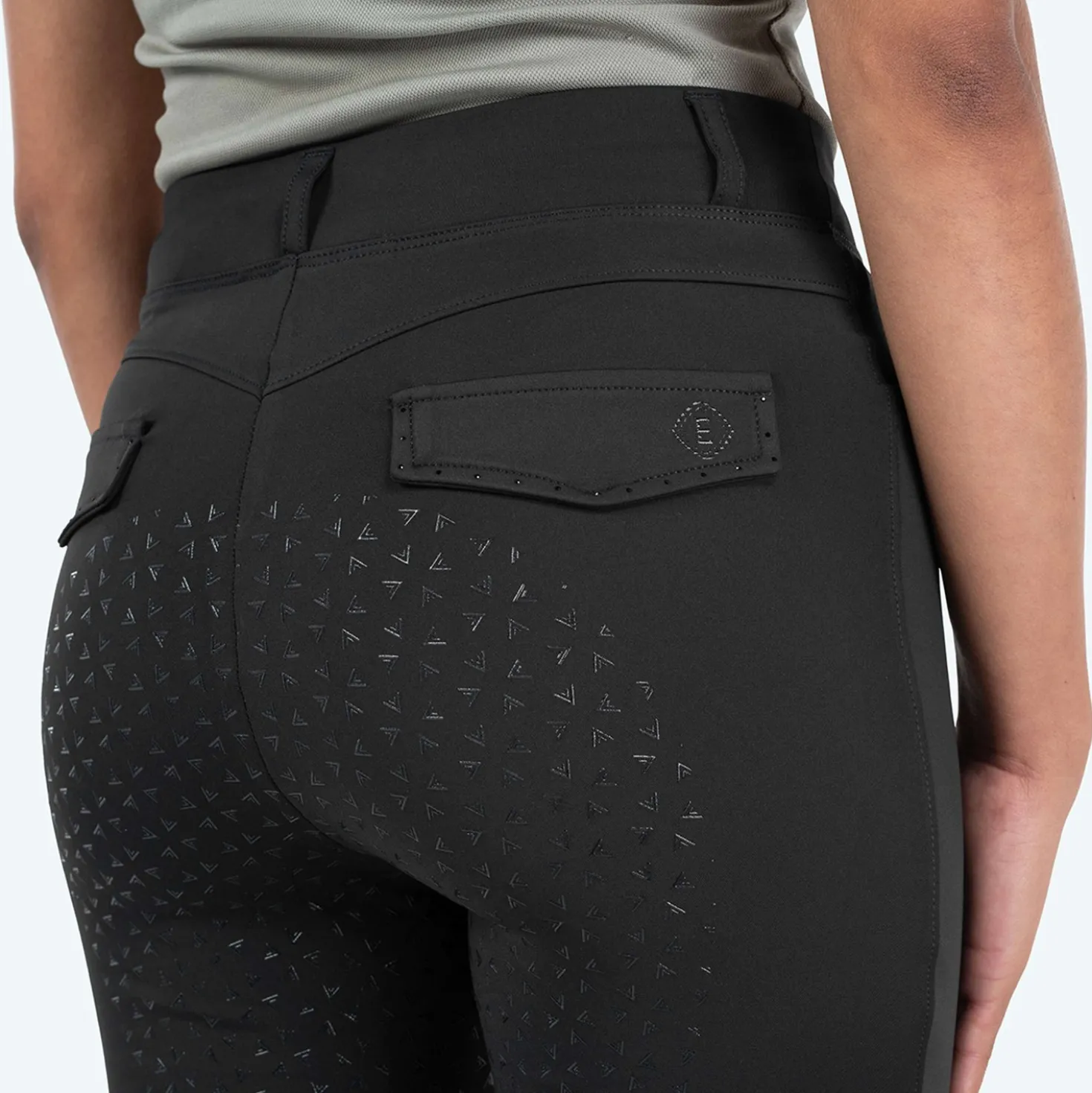 Elvera Equestrian Rijlegging Motion Bling Solid Black