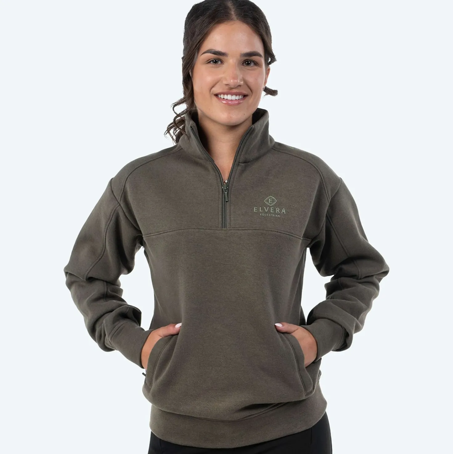 Elvera Equestrian Sweater EEHazardstory Thyme