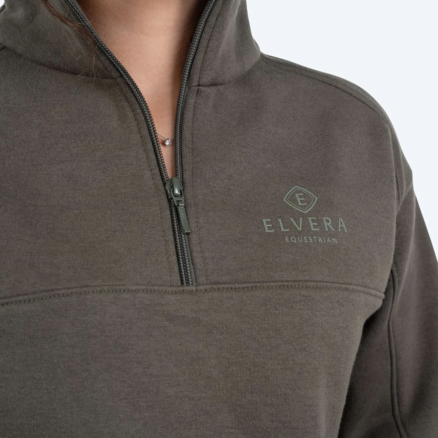 Elvera Equestrian Sweater EEHazardstory Thyme
