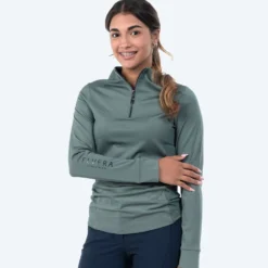 Elvera Equestrian Trainingsshirt EEMexa Lange Mouw Oregano