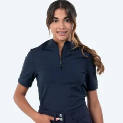 Elvera Equestrian Trainingsshirt EEVexa Korte Mouw Navy
