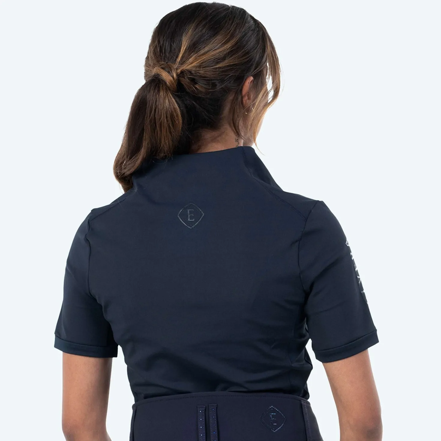 Elvera Equestrian Trainingsshirt EEVexa Korte Mouw Navy