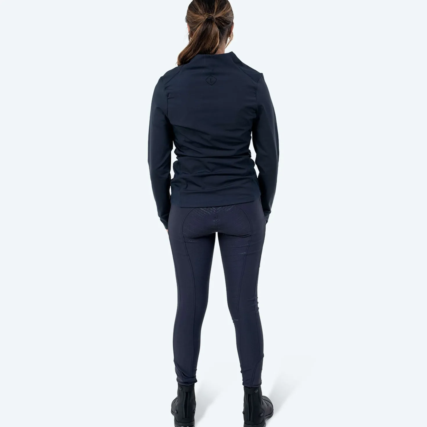 Elvera Equestrian Trainingsshirt EEMexa Lange Mouw Navy