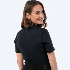 Elvera Equestrian Trainingsshirt EEVexa Korte Mouw Zwart