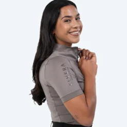 Elvera Equestrian Trainingsshirt EEVexa Korte Mouw Walnuss