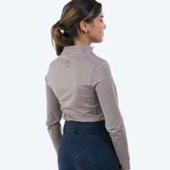 Elvera Equestrian Trainingsshirt EEMexa Lange Mouw Walnuss