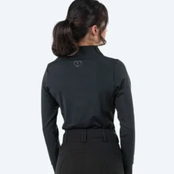 Elvera Equestrian Trainingsshirt EEMexa Lange Mouw Zwart