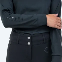 Elvera Equestrian Trainingsshirt EEMexa Lange Mouw Zwart