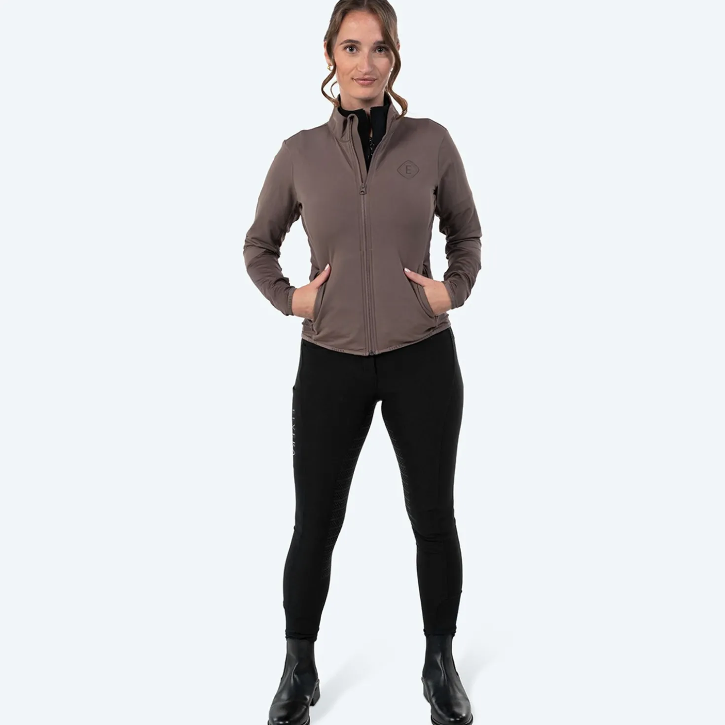 Elvera Equestrian Trainingsvest EEAveline Dark Taupe