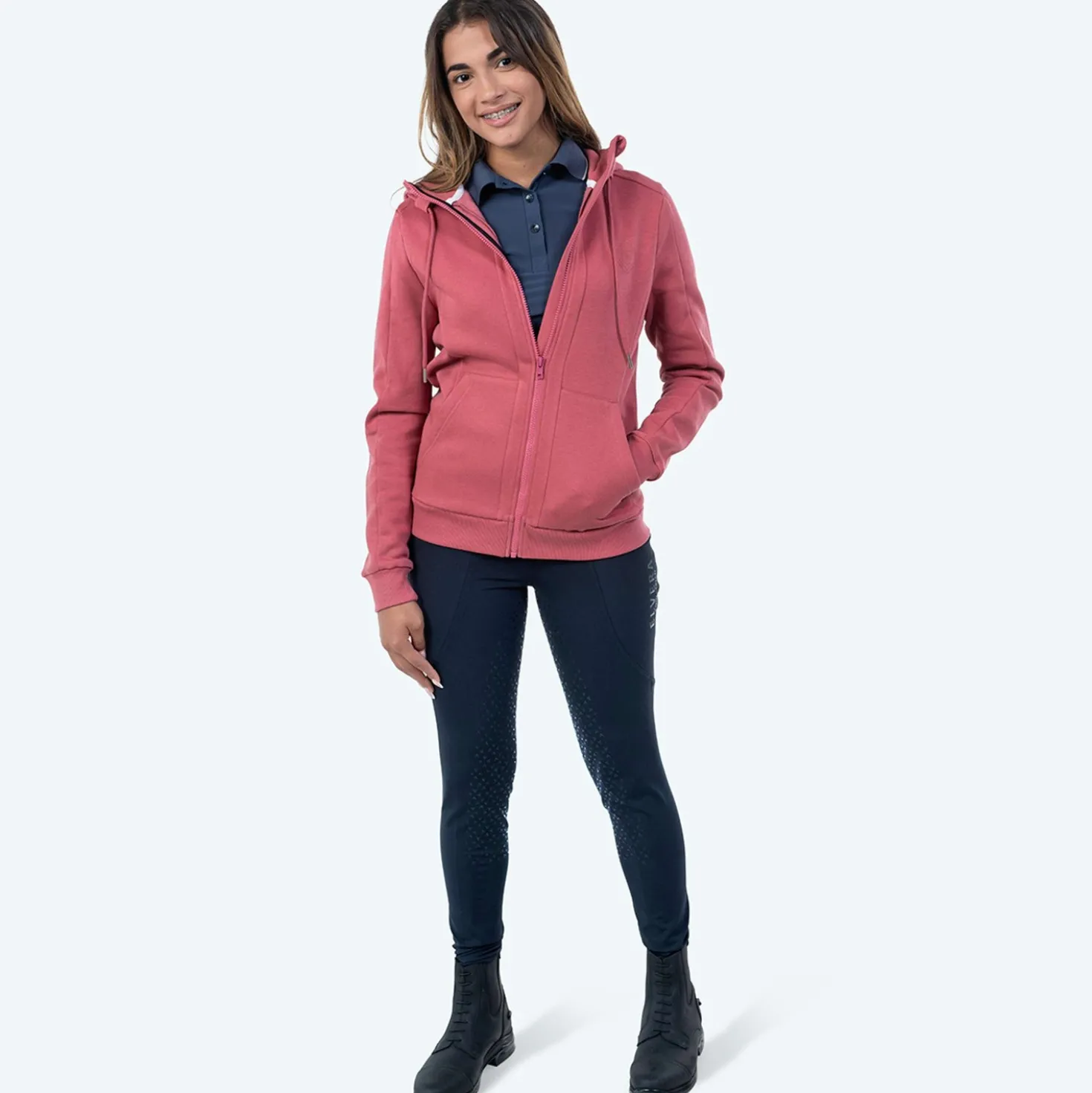 Elvera Equestrian Vest EEValera Mauve Wood