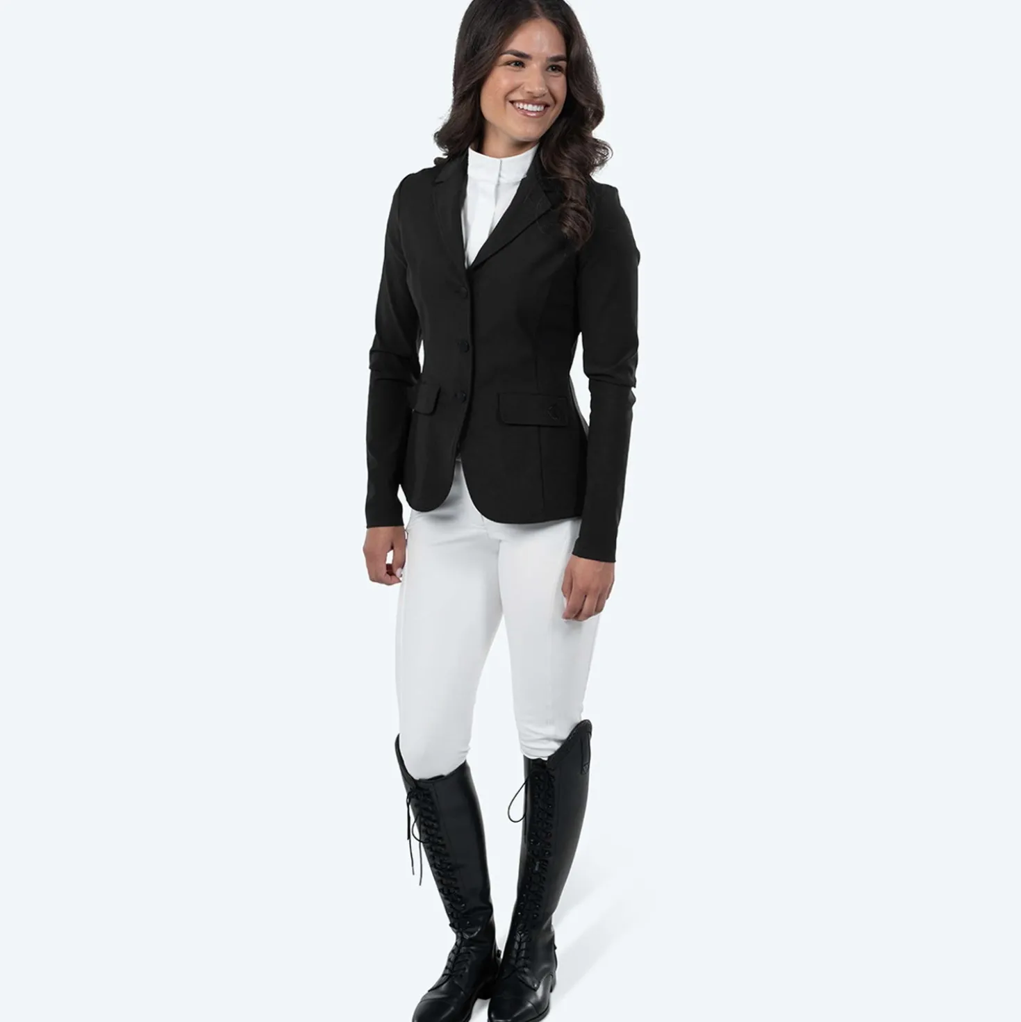 Elvera Equestrian Wedstrijdjasje EEChica Bling Zwart