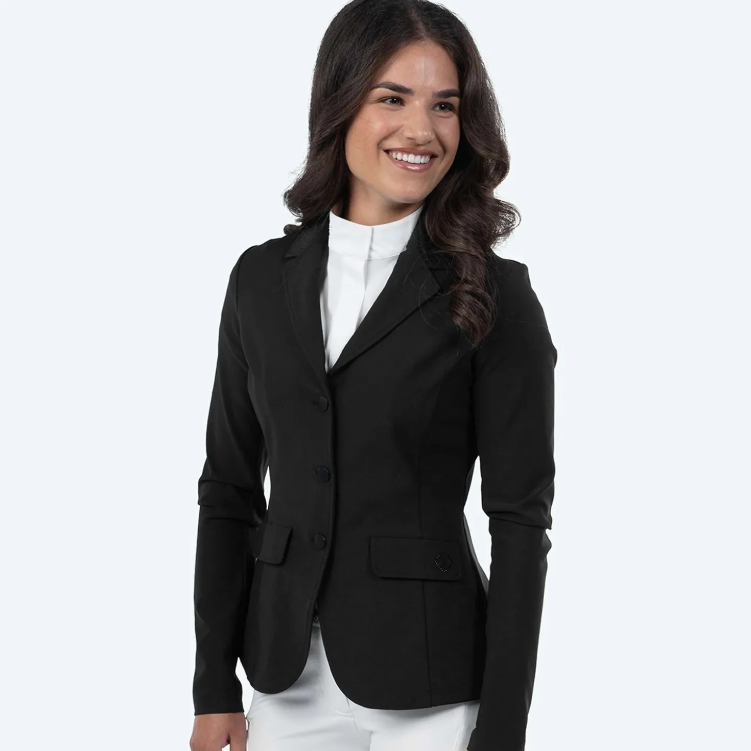 Elvera Equestrian Wedstrijdjasje EEChica Bling Zwart