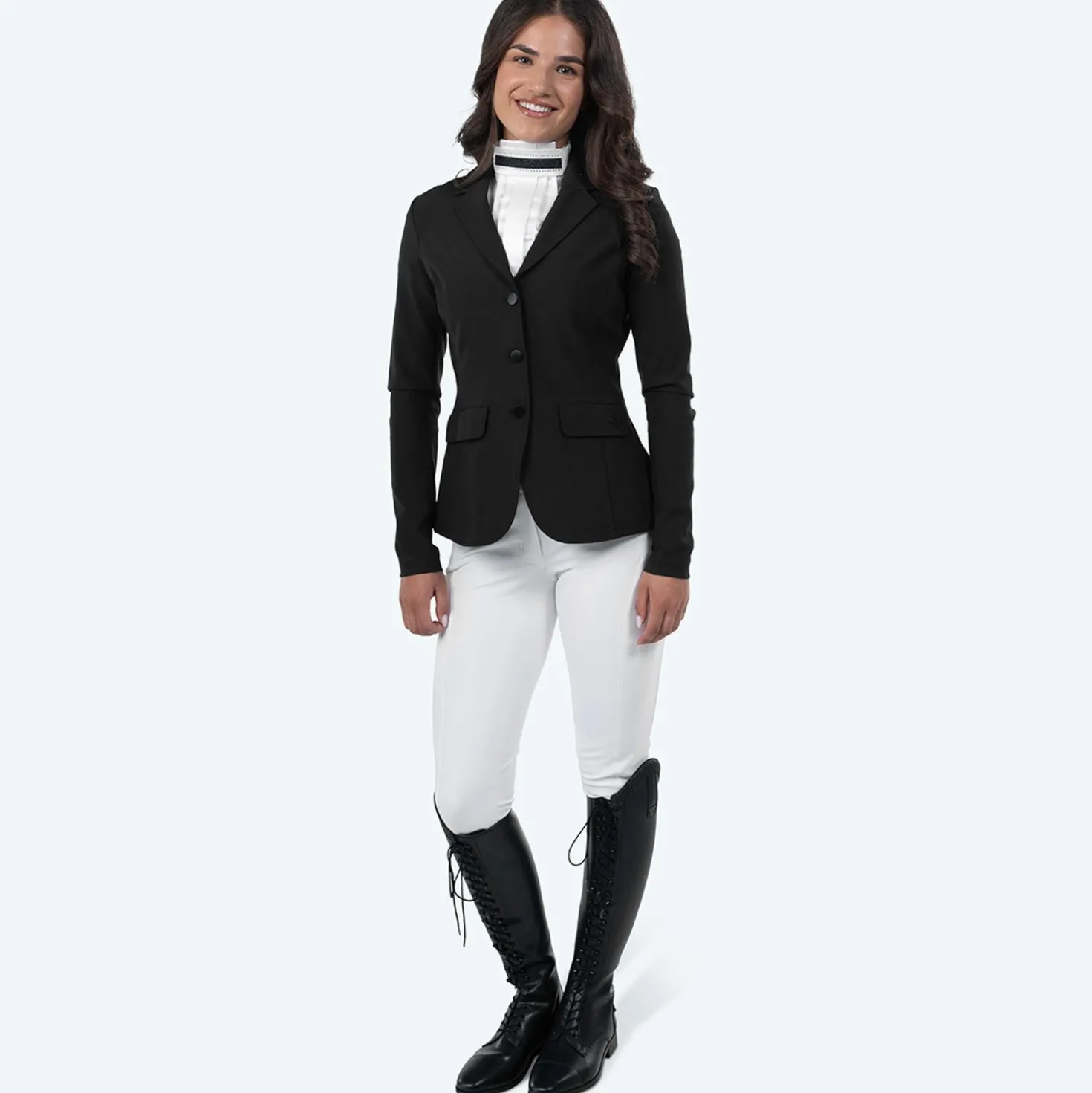 Elvera Equestrian Wedstrijdjasje EEChica Bling Zwart