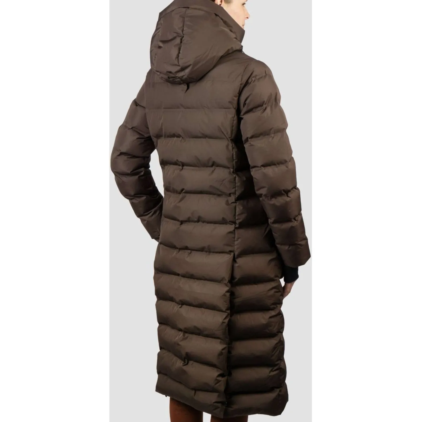 EQPRO Lange Pufferjas Eloise Chocolade