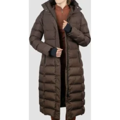 EQPRO Lange Pufferjas Eloise Chocolade