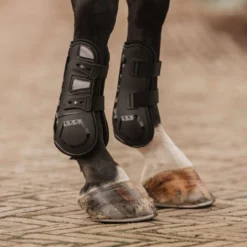EQPRO Peesbeschermers Carbon Look Zwart