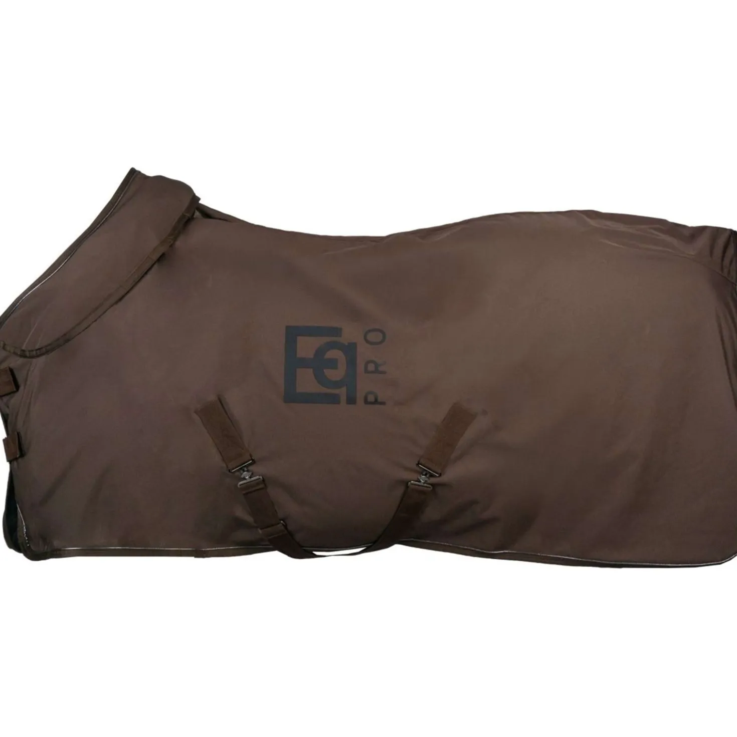 EQPRO Softshell Deken met Oprolbare Hals Chocolade