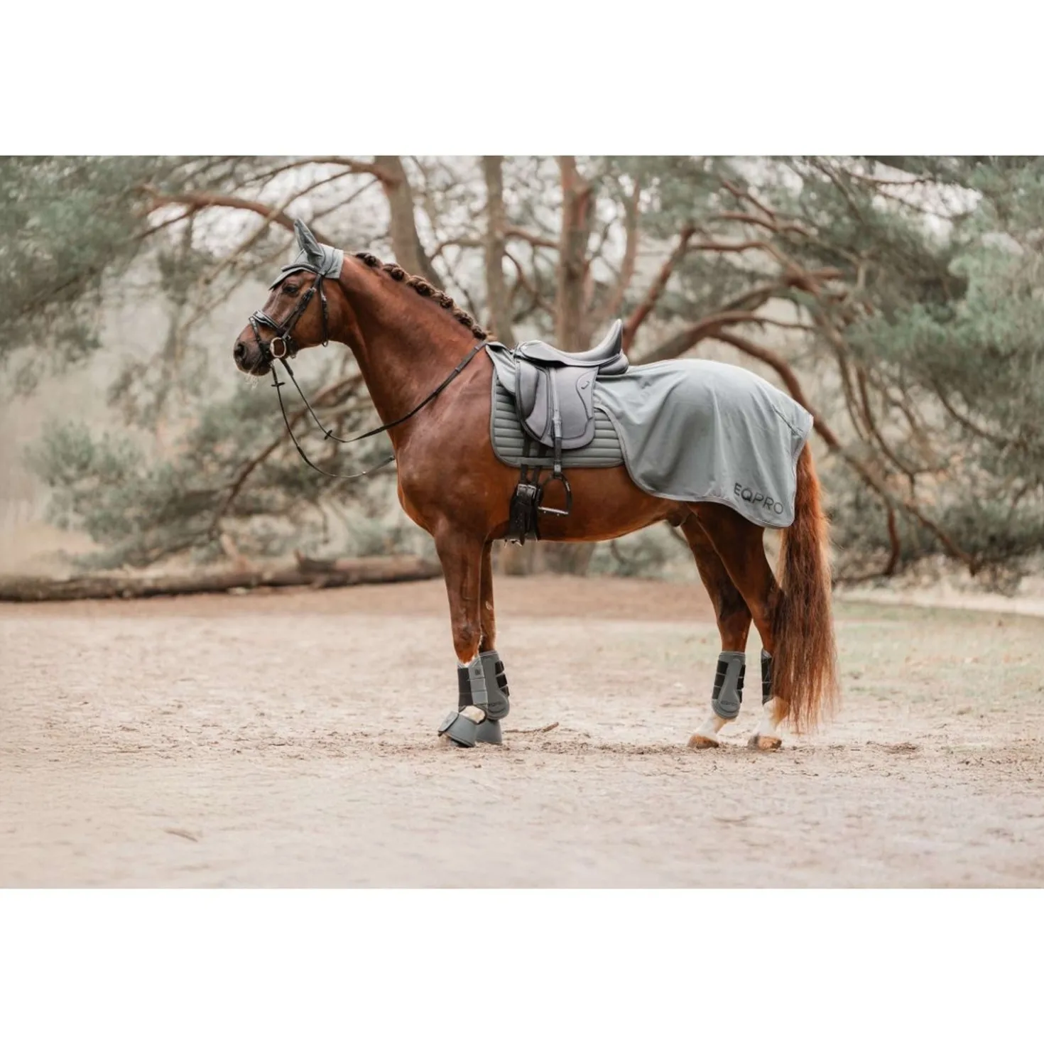 EQPRO Uitrijdeken Softshell Shadow Steel