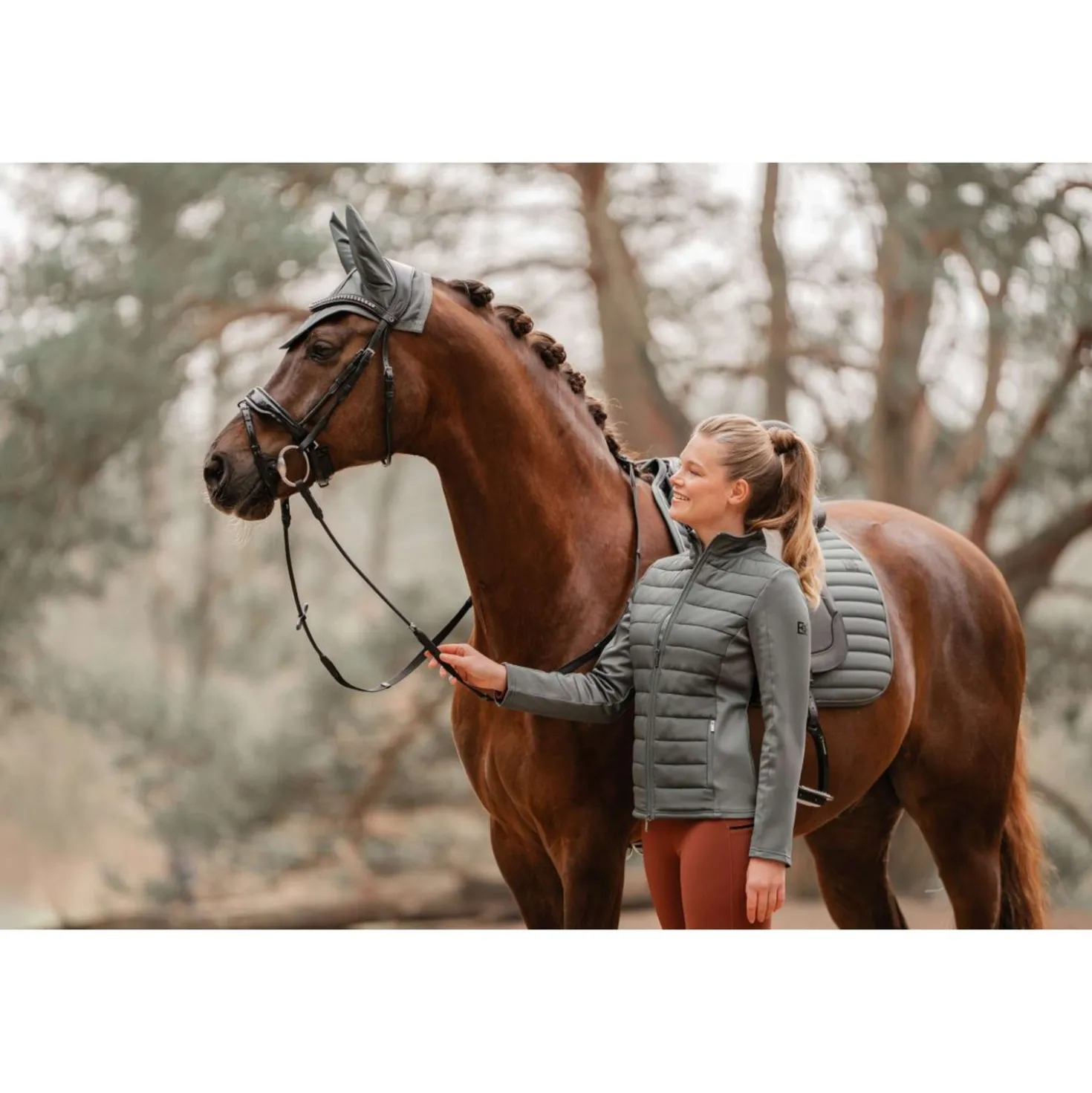 EQPRO Vest Geneviève Blue Mist