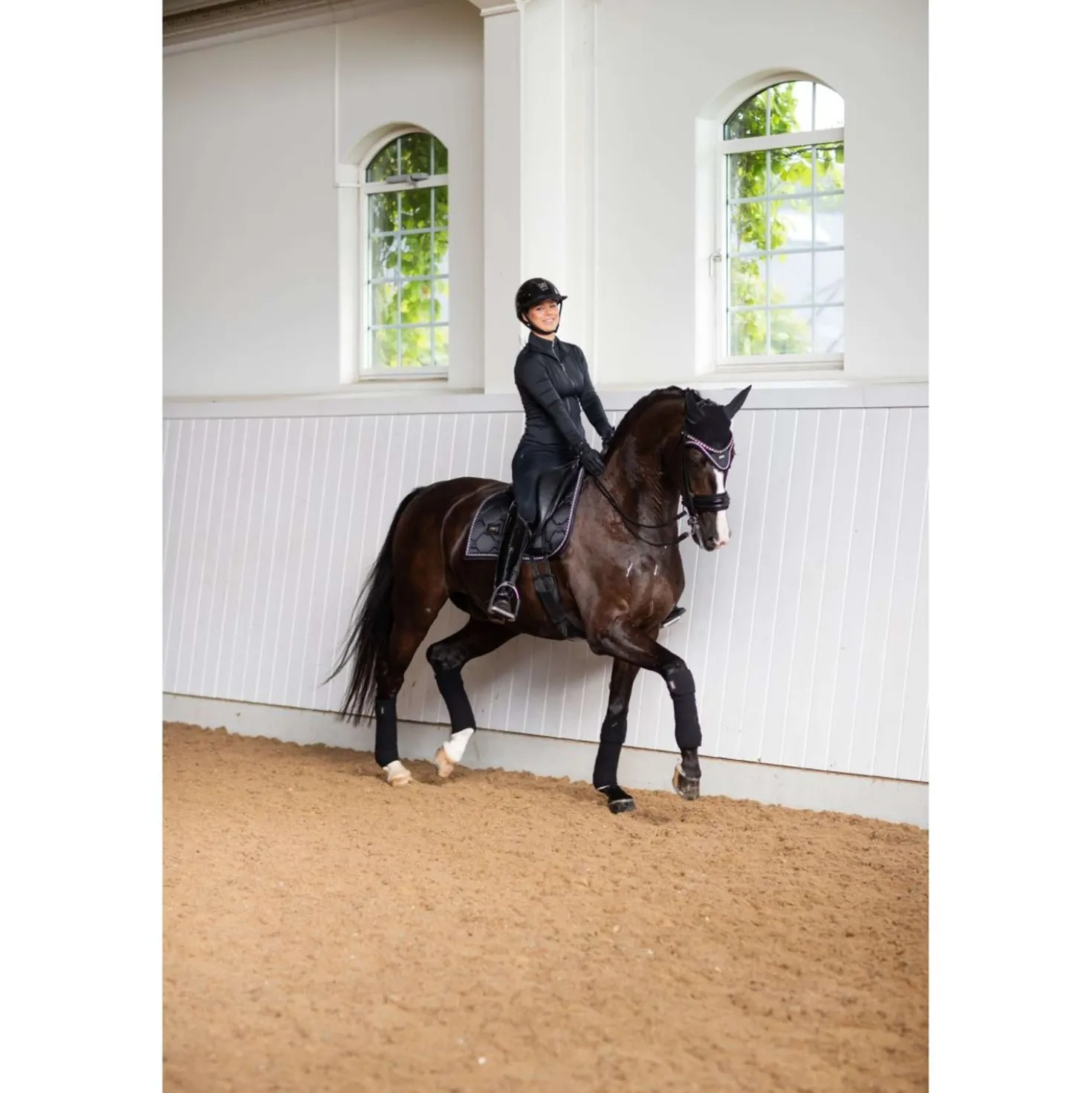 Equestrian Stockholm Bandages Black Edition