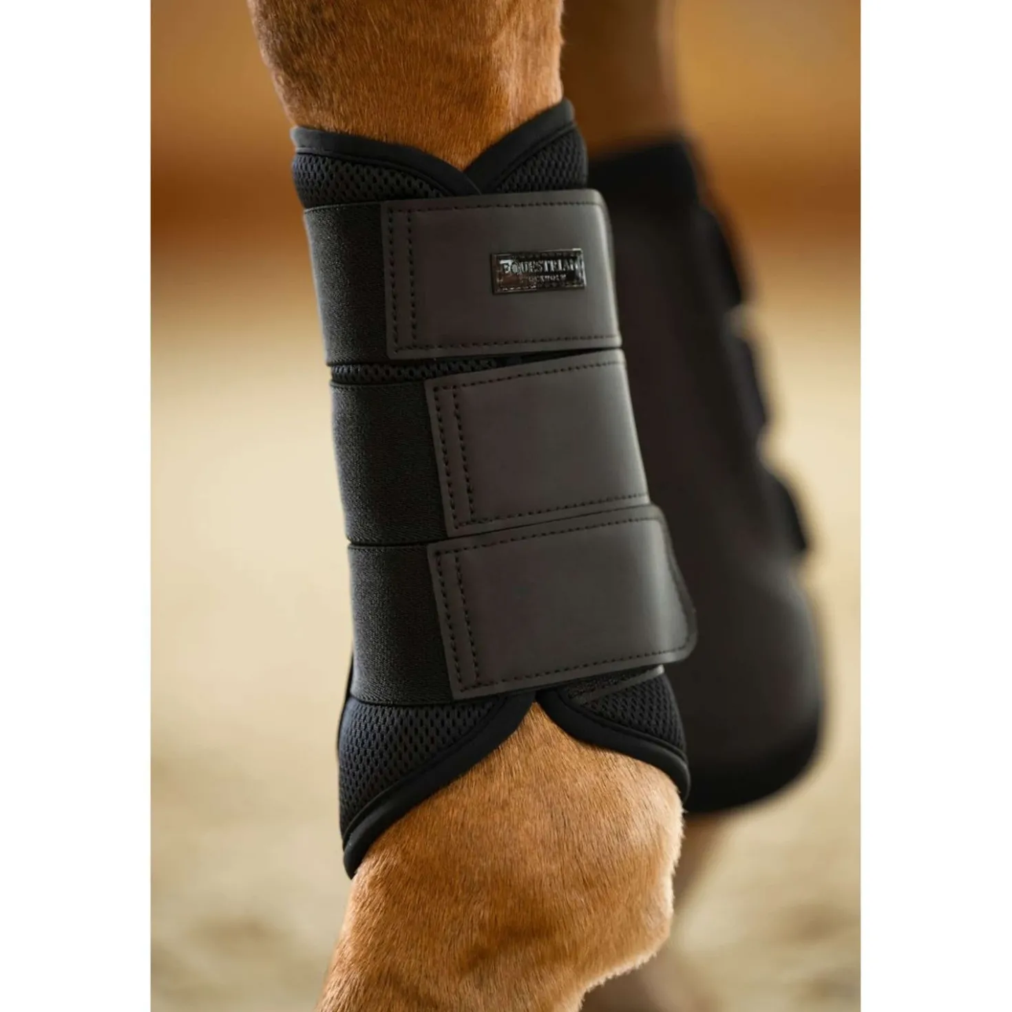 Equestrian Stockholm Beenbeschermers Classic Mesh All Black