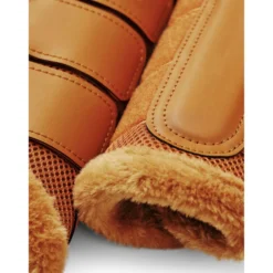 Equestrian Stockholm Beenbeschermers Fur Mesh Chestnut