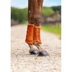 Equestrian Stockholm Beenbeschermers Fur Mesh Chestnut