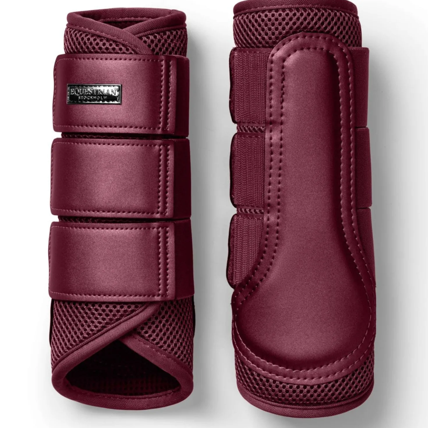 Equestrian Stockholm Beenbeschermers Mesh Merlot