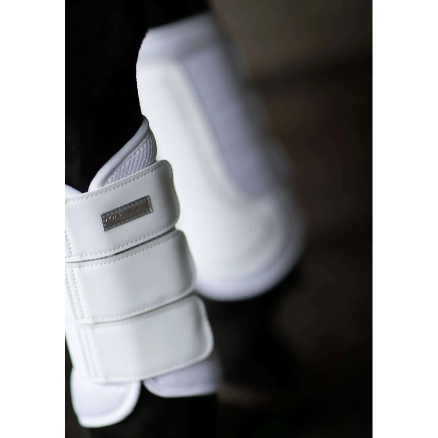 Equestrian Stockholm Beenbeschermers Classic Mesh White Silver