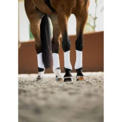 Equestrian Stockholm Beenbeschermers Classic Mesh White Silver