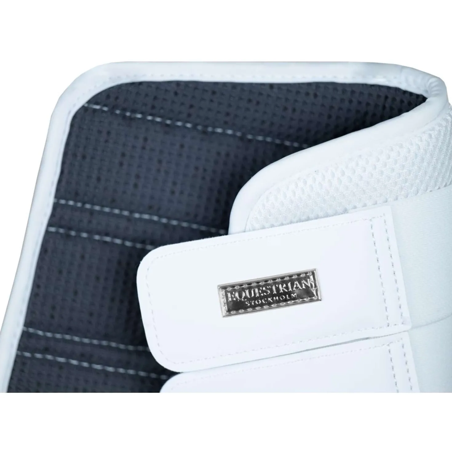 Equestrian Stockholm Beenbeschermers Classic Mesh White Silver