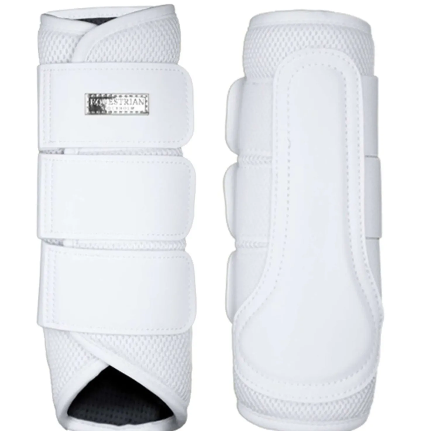Equestrian Stockholm Beenbeschermers Classic Mesh White Silver