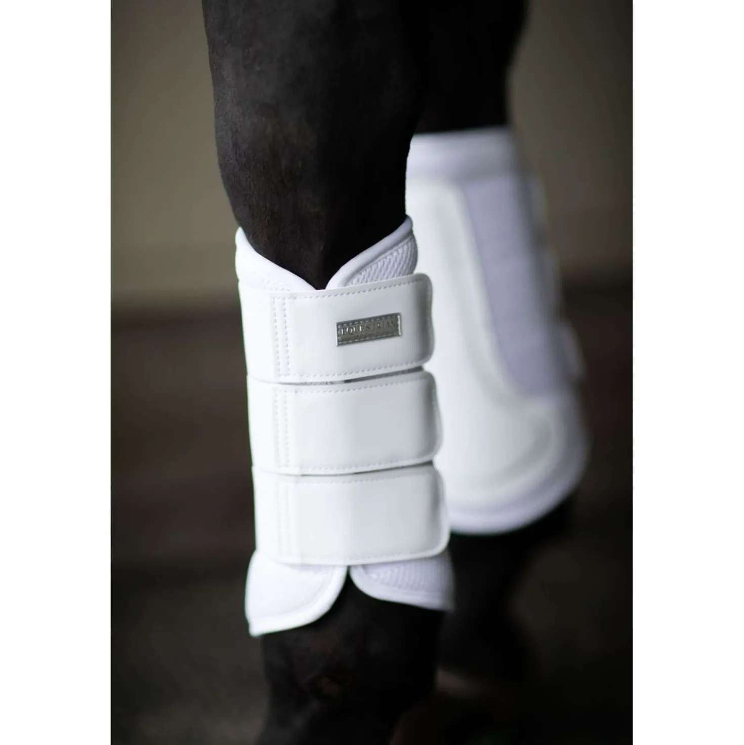 Equestrian Stockholm Beenbeschermers Classic Mesh White Silver