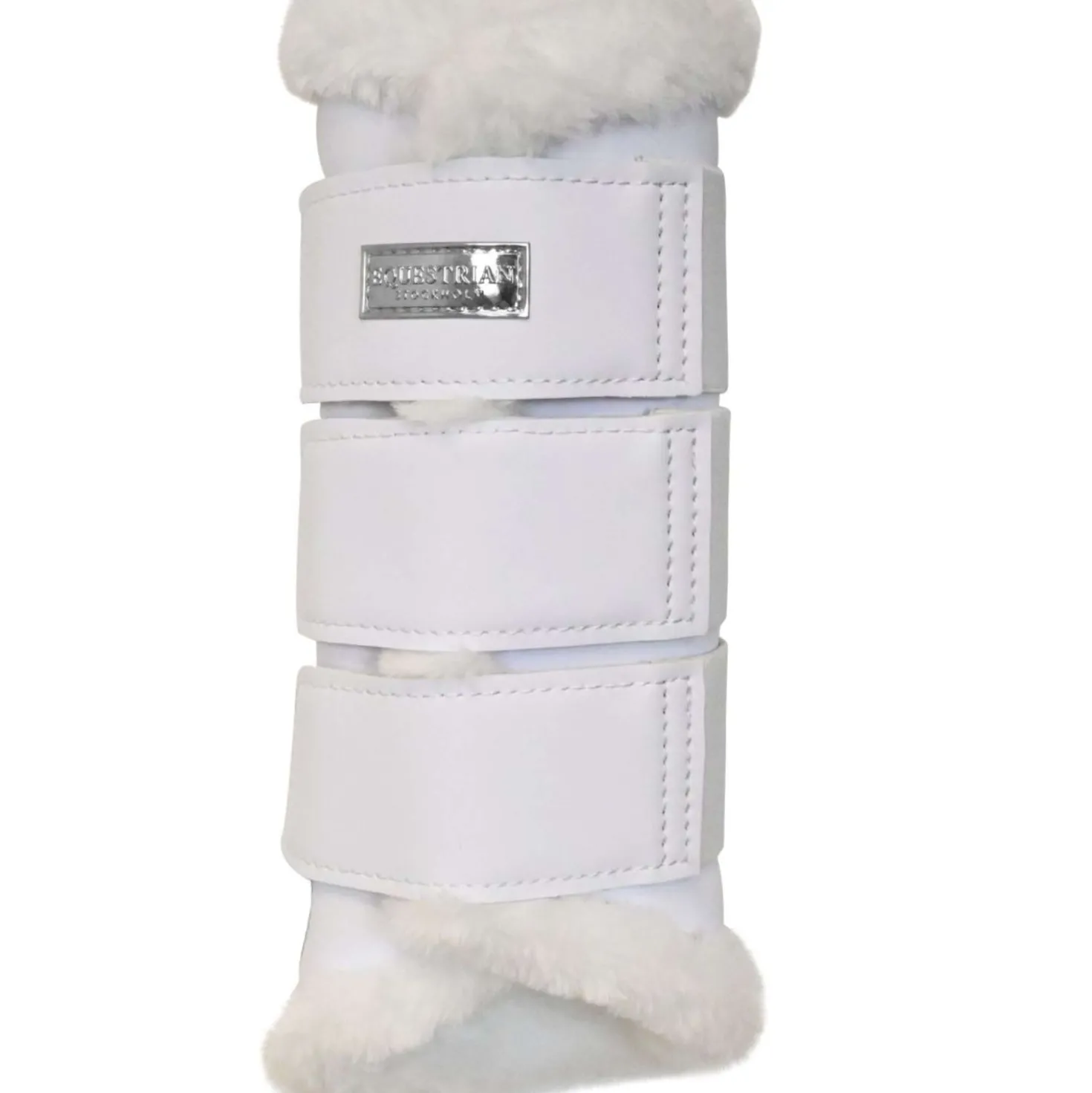 Equestrian Stockholm Beenbeschermers White Silver