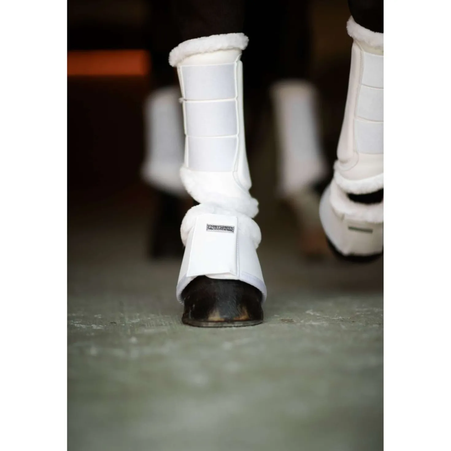 Equestrian Stockholm Beenbeschermers White Silver