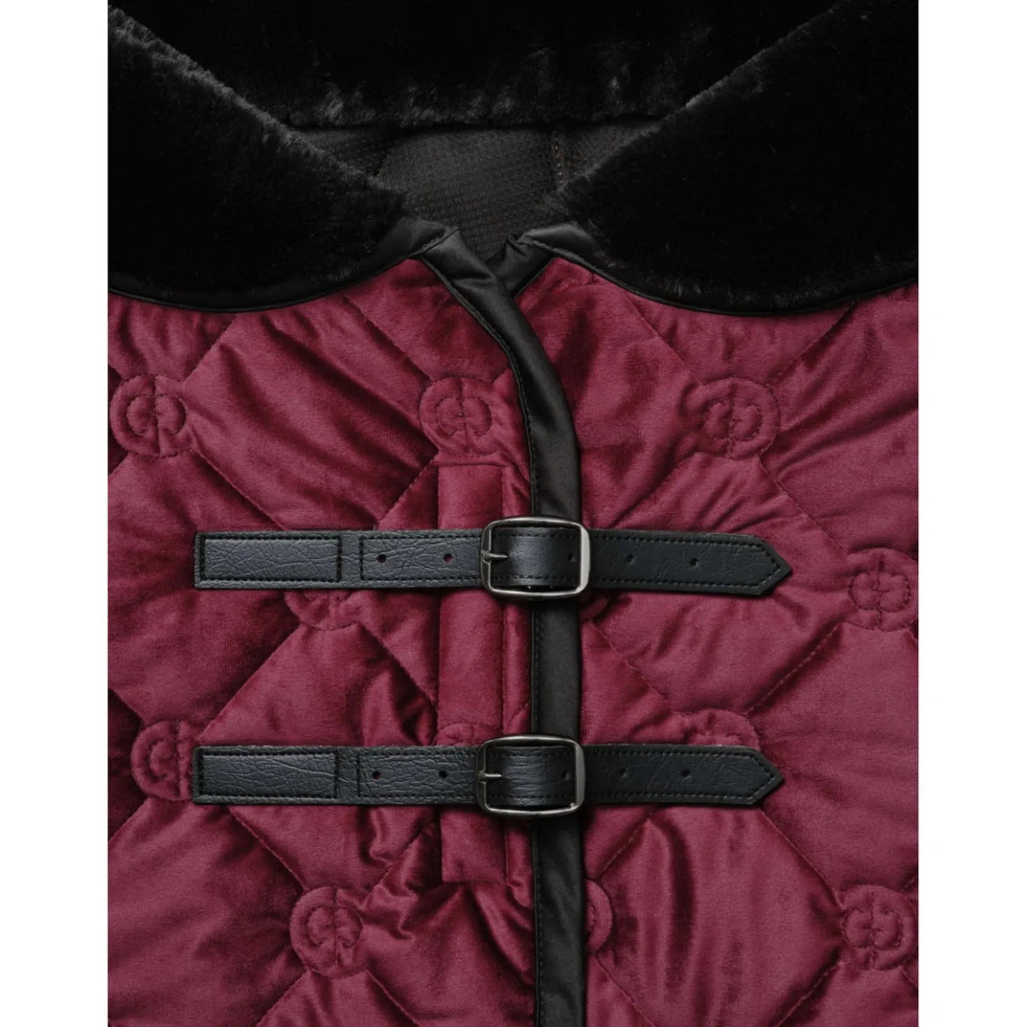 Equestrian Stockholm Fleecedeken Velvet Merlot