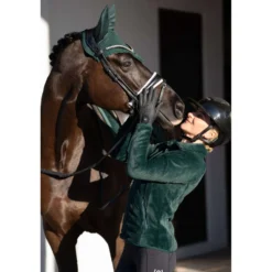 Equestrian Stockholm Fleecejack Velvet Sycamore Green
