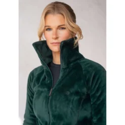 Equestrian Stockholm Fleecejack Velvet Sycamore Green